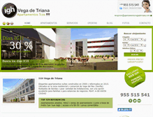 Tablet Screenshot of apartamentosvegadetriana.com